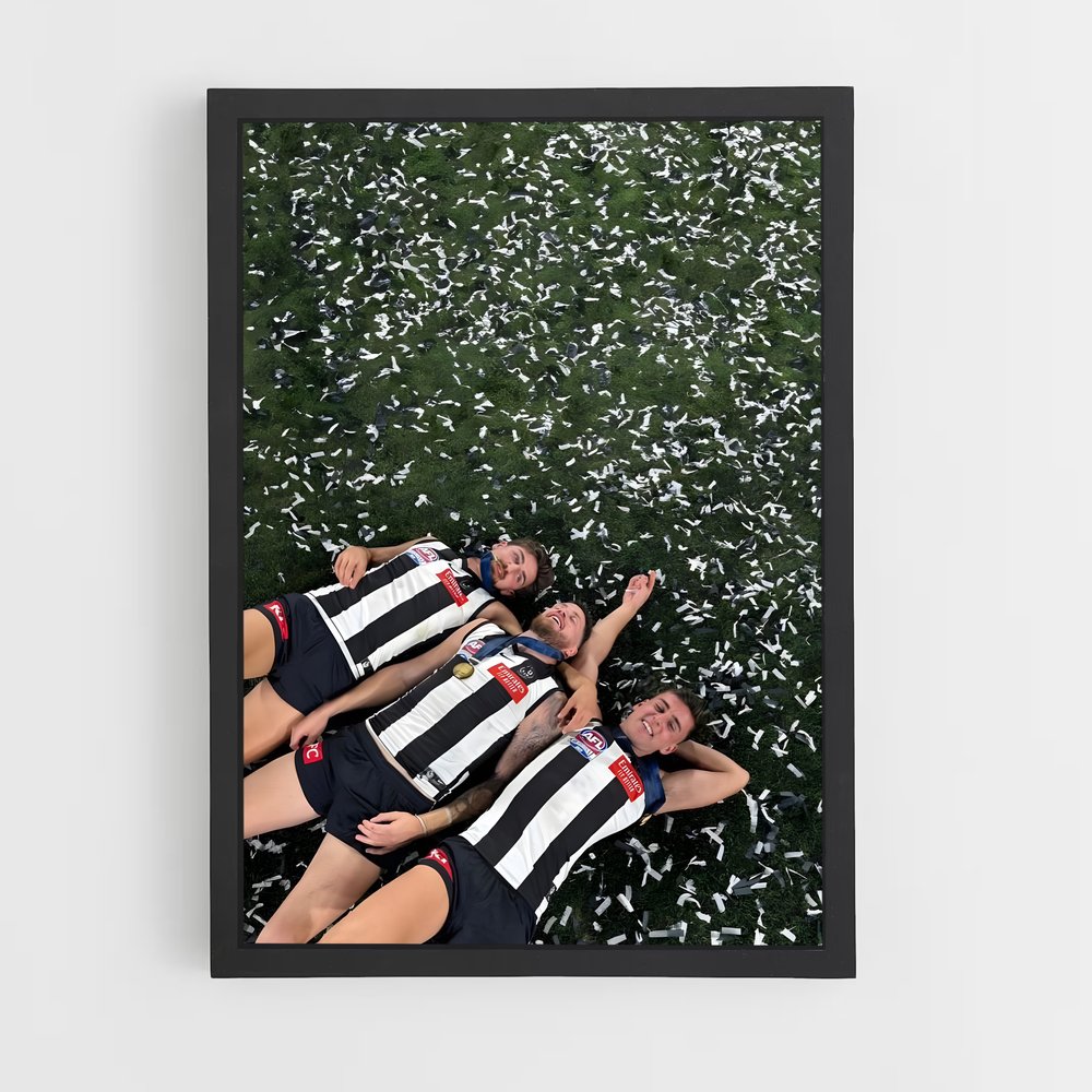 Poster Collingwood Dreamers – affiche Football australien (vue 2)